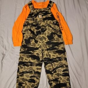 Carhartt Toddler Bib Overall 2 Piece Set